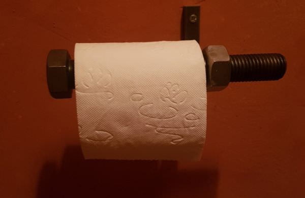 Support rouleau de papier toilette 'SCREW'